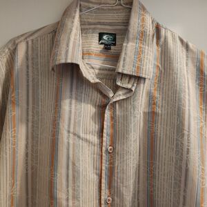 Point Zero Short Sleeve Striped Shirt. Size xl. Preloved